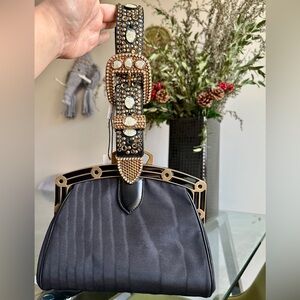 Marc Jacobs Vintage Moire Bag in Black
